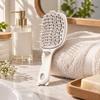 Self Clean Volumize Hair Brush Anti Static Scalp Massage Comb Foldable Massage Comb  Travel