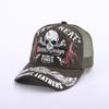 Pentagram Skull Mesh American Locomotive Cap Truck Driver Hat Breathable Baseball Cap