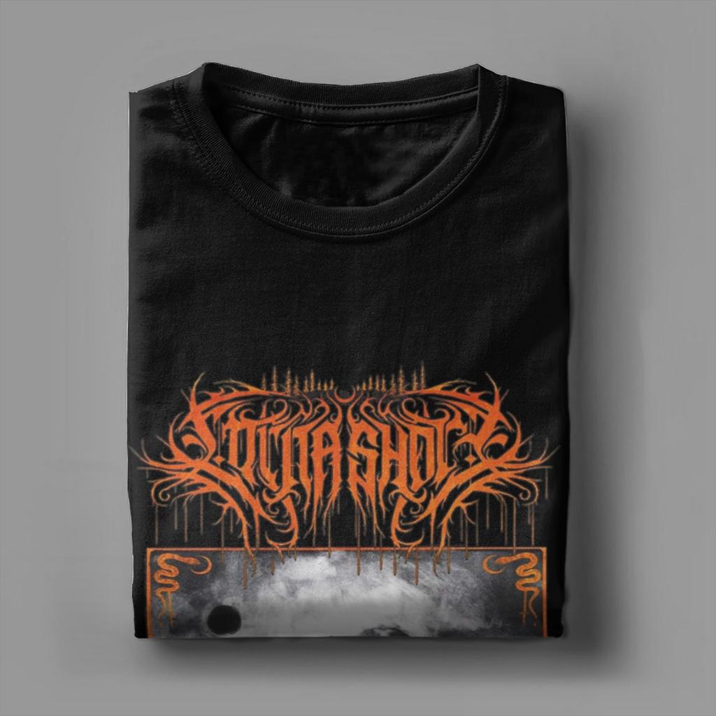 Men Genres Deathcore Lorna Shore Logo T Shirts 100% Cotton Tops Amazing Short Sleeve O Neck Tee Shirt New Arrival T-Shirt