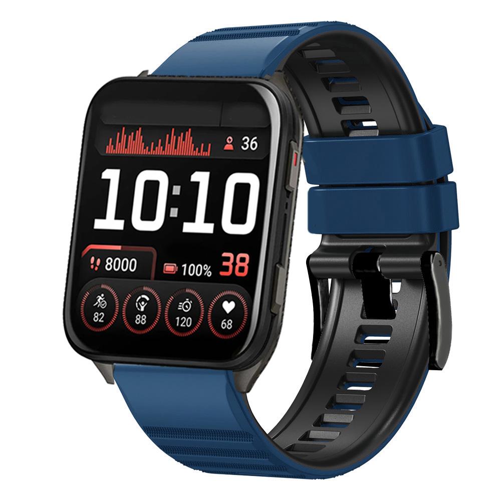 Silikonový 24mm řemínek pro hodinky Ticwatch Pro 5 Enduro/Atlas/Zeblaze Ares3 pro chytré hodinky Garmin Venu X1 Řemínek Náramek Řemínek na hodinky