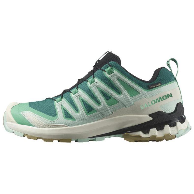 SALOMON XA Pro 3D V9 GTX Comfortable Versatile Cushioning Non-Slip Waterproof Low-Top Running Shoes Women Running Shoes Green L47583700