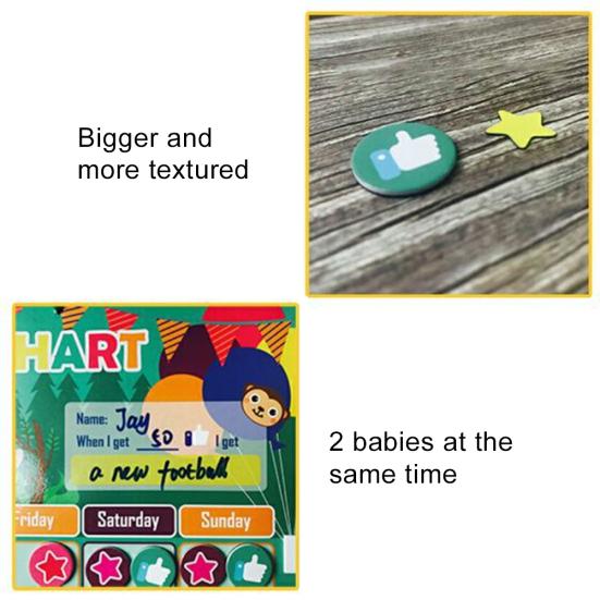 Magnetic Reward Behavior Chores Chart Board Educational Table Calendar Kids Toy