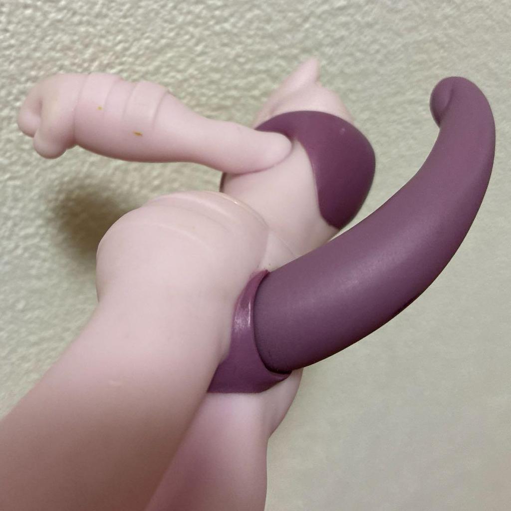Used Poke Soft Vinyl Mega Mewtwo X Rare Mewtwo Pokemon Figure Out of Print