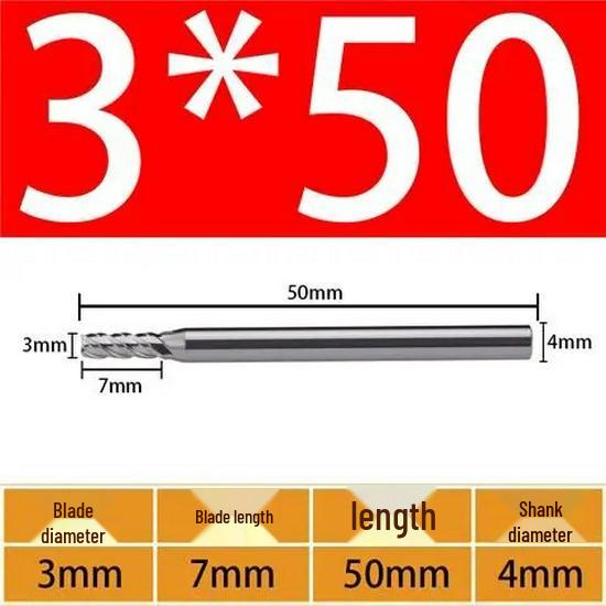 65° Metal Ceramic Flat-Bottom End Mill/Ball Nose End Mill/High-Gloss Mirror Face Mill