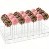 Cake Pop Stand 15 Holes Clear Acrylic Lollipop Display Holder for Weddings Birthday Anniversary Parties Candy Decorative