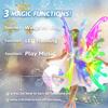 Angel Elf Fairy Cosplay Princess Battery Electric Light Butterfly Wings that Move with Toys for Girls [Toileeu] Wings, Wings, Wings, Kids, Set, DIY,