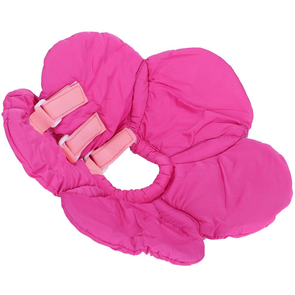 Ochranný obojek pro psa Nastavitelný obojek pro zotavení ran domácích mazlíčků Tvar květu Krční měkký obojek Fialový M