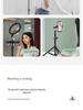 Multifunctional Floor-Standing Selfie Stick & Tripod with Universal Phone Holder for Live Broadcasts
