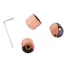 3Pcs Guitar Control Knob Fit Top Wood Set Kit Instrument Accessory for Replacement GD416