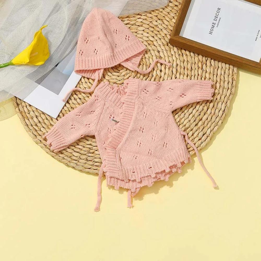 Baby Doll Clothes for 15.75inch Reborn Baby Doll Sweater Jumpsuit Clothes Accessories Cute Fashion For 40cm Baby Doll Accessorie