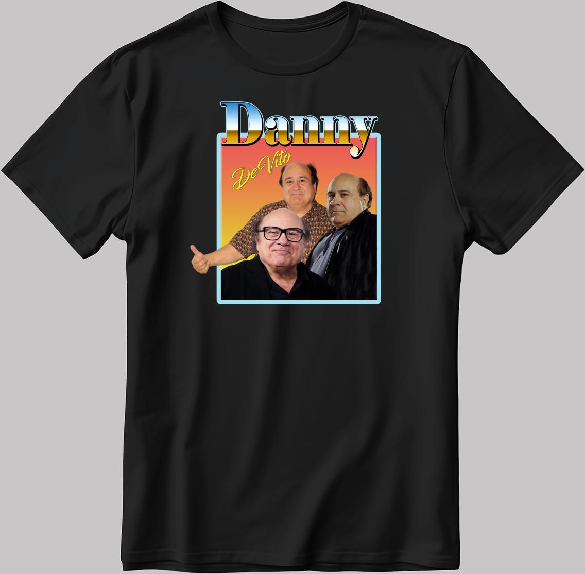 Danny De Vito Figure, Short Sleeve White Black Women - Men T Shirt G901 3XL