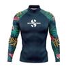 SCUBAPRO Langarm Rash Guard für Herren UPF 50 UV-Schutz Surfen Tauchen Schwimmen Wassersport
