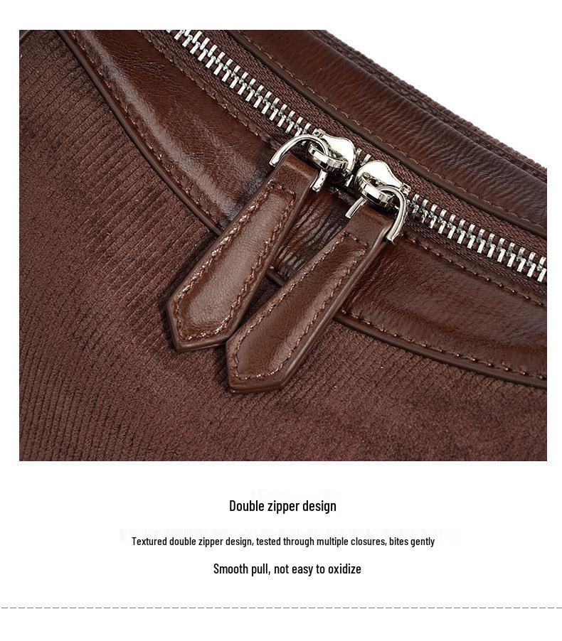 2025 Simple Textured Cowhide Boston Crossbody Bag with Niche Design