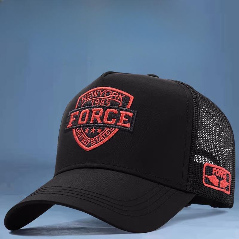 New High Top Hat Men's Summer Sun Protection Baseball Cap Thin Mesh Breathable Baseball Cap Fashionable