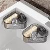 Suction Cup Corners Sink Organizers With Drainage Holes ABS Kitchen Bathroom Storage Shelf Easy Installation