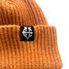 EIGHTVOLUME Ev Knit Ribbed Short Beanie (Orange)