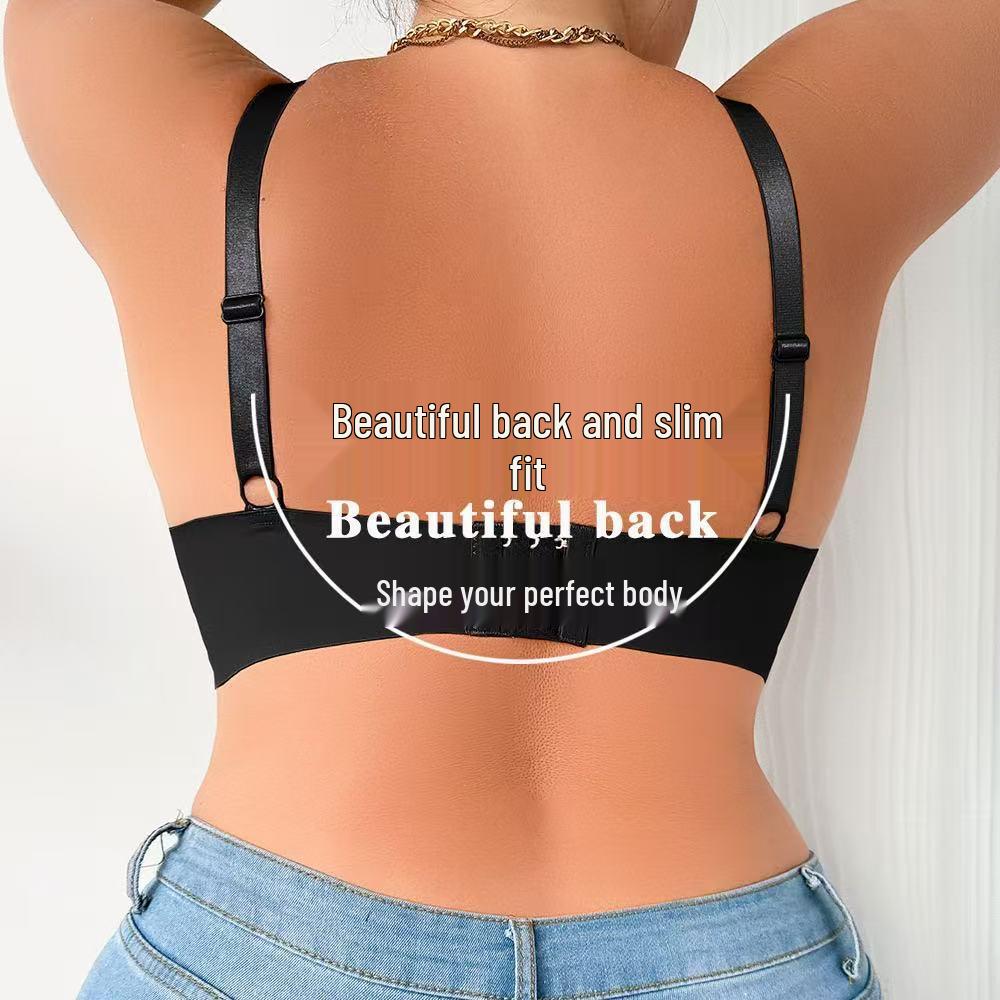 Plus Size Seamless Underwire Bra: Supportive, Anti-Sag, Beautiful Back Design