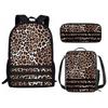 Classico Novità Fresco Animale Tigre Fiore Stampa 3D 3pz/Set alunno Zaini Scolastici Zaino Daypack per Laptop Zaino Borsa Pranzo Astuccio