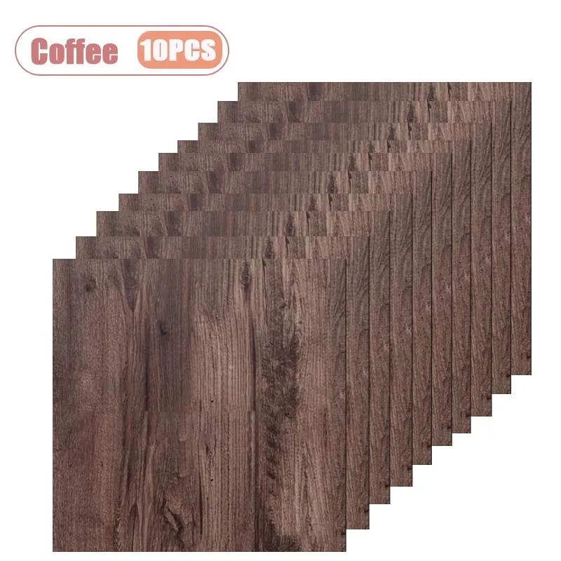 10-40PCS 30x30cm Marble PVC Self-Adhesive Floor Sticke Waterproof  Floor Wallpaper Non-Slip for Kitchen Bathroom DIY Home Decor