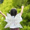 Fairy Wing Costume Dress Up Photo Prop Girls Women Angel for Party Carnival 60cmx50cm Argent
