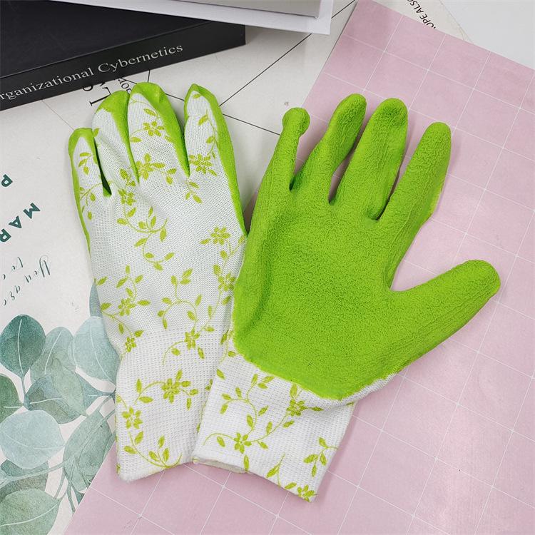 13-Gauge Latex Foam Gloves: Wear-Resistant, Anti-Slip, Soft, Breathable, Protective Gloves for Dry Use