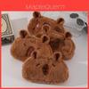 Capybara Plush Pencil Case With Soft Short Plush Large Capacity For Kids And Teens