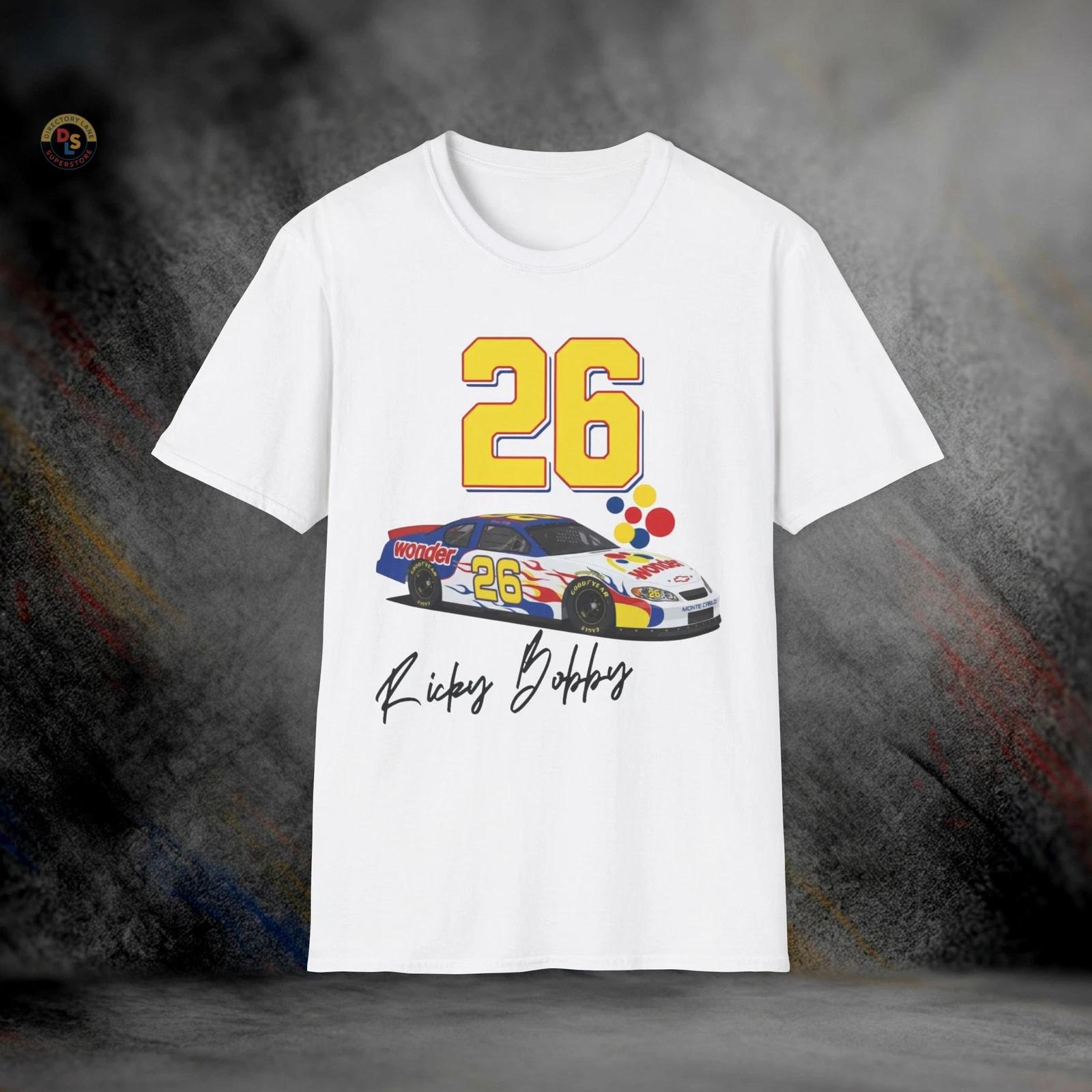 Ricky Bobby #26 Talladega Nights T-Shirt | Softstyle Tee XXXXL