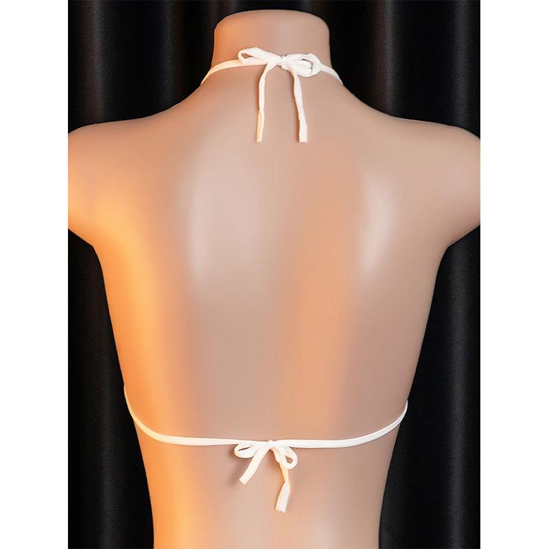 Mini Hot Sexy Set Women's Lingerie Lacing Bra Crotchless Thong Erotic Clothes Sex Sets With Stockings Panties Female Underwear