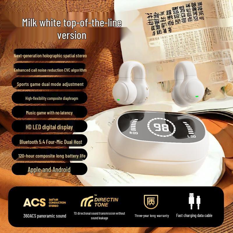 M76 Open-ear Air Conduction Wireless Bluetooth Sports Headphones