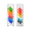 SZM Demi Clip Memo Clip Document Organizer Paper Clip Office Supplies Stationery 4 6-Pack (2# Colors, Sets)