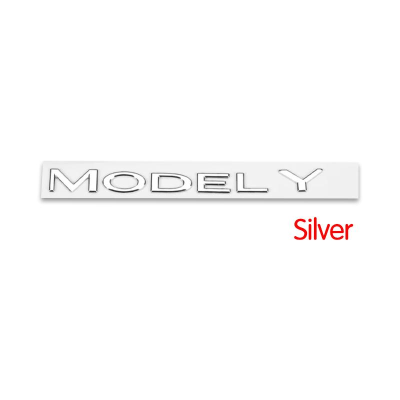 3D ABS Chrome Red Line Black Logo DUAL MOTOR Emblem Letters Car Styling Trunk Badge For Tesla 3 Y S X DUAL MOTOR Accessories