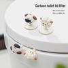 Cartoon Toilet Seat Lifter: Creative Anti-Stain Handle for Easy Bathroom Lid Opening