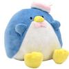 Morishita Sanrio Tuxedo Sam Smartphone Stand Plush Pillow 15cm Soft Touch Vertical Horizontal Support Blue Cute Goods