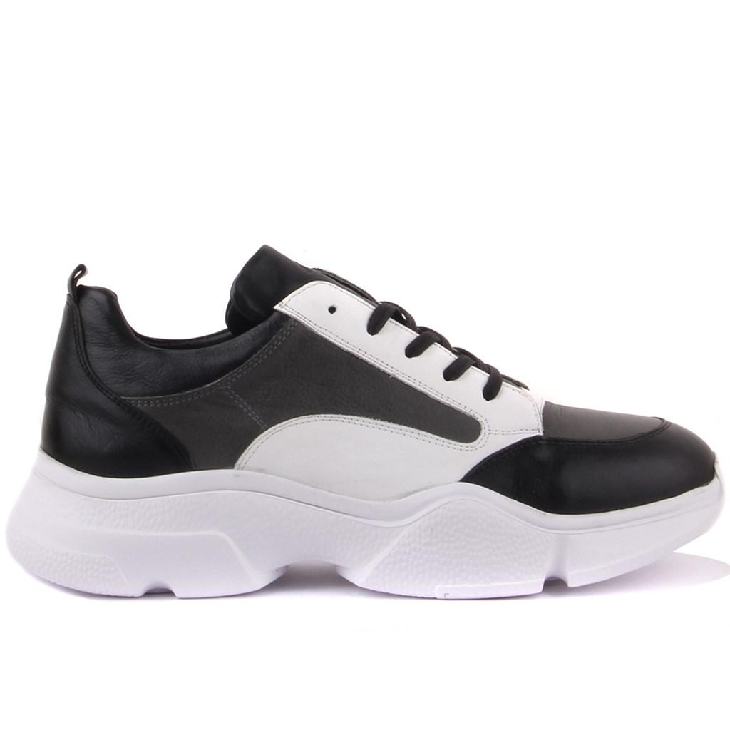 Sail Lakers - Zapatillas de deporte de cuero negro, gris y blanco para  hombre comprar a buen precio — entrega gratuita, reseñas reales con fotos —  Joom