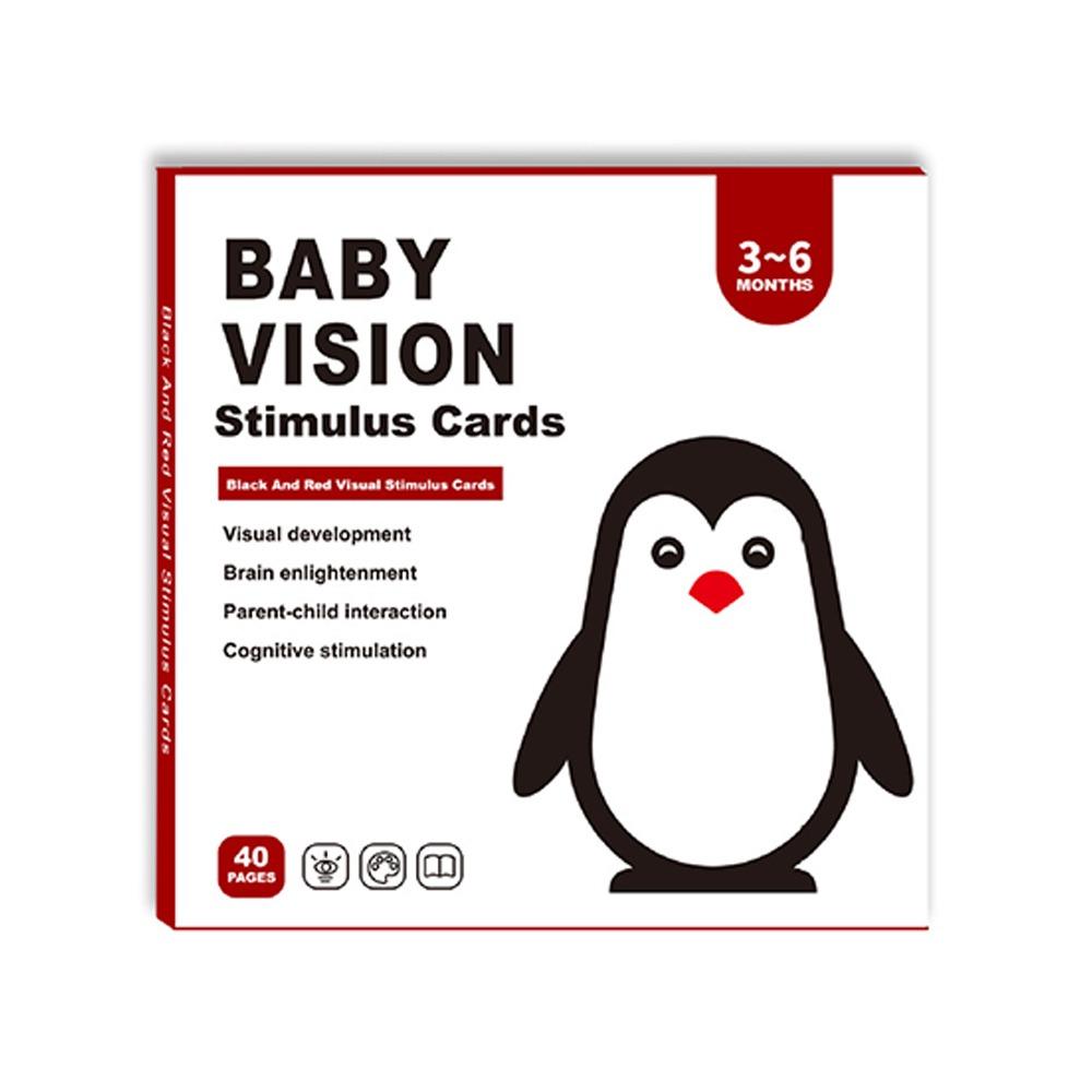 

Водонепроникна картка для візуальної стимуляції Матова Захист очей Сенсорна картка Портативні дитячі картки-флешкартки Подарунок 3-6 Months