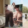 Flannel and warm xavier comfort  soft Love plush blanket for Caleb sofa living room office Deepspace bedroom Sylus travel  gift