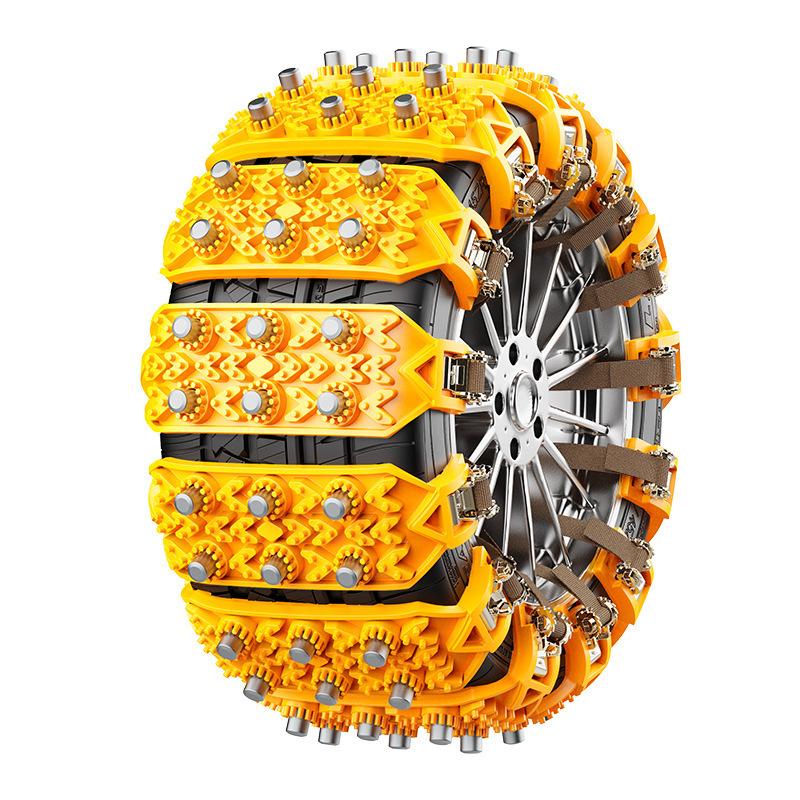 Emergency Anti Slip Chains for Automotive Tires, Universal Rubber Cow Tendon Anti Slip Chains, Snow Ground Anti Slip Chains