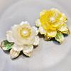 Bo Xin Yun Handmade Pearl Shell Peony Brooch – Elegant Luxury Accessory for Women