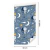 Stars, moons and sleeping teddy bears wallpaper for living room and bedroom 50x1000
