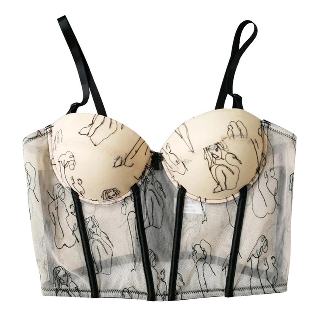 Buy Party Club Crop Top Built In Bra Yushutiff Corset Sexy Lingerie