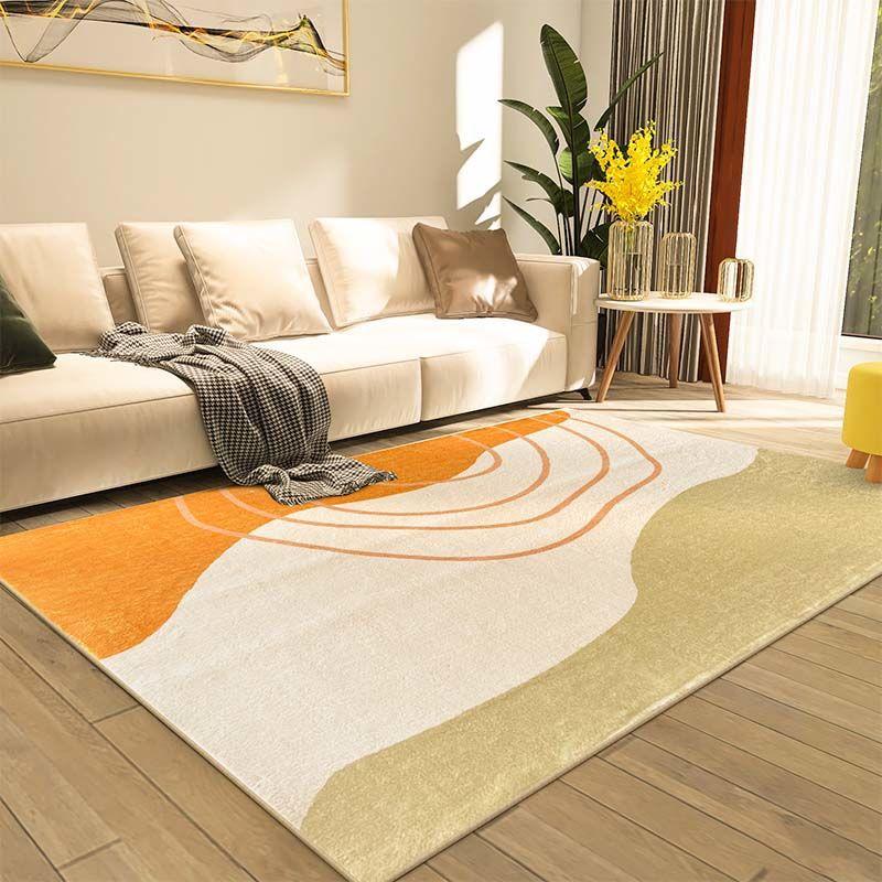 Imitation Cashmere Cream Style Living Room Sofa Coffee Table Rug Winter Thick Bedside Blanket Bedroom Floor Mat