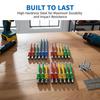 Magnetic Anti Slip High Hardness Screwdriver Bit Set With Multiple Sizes And Storage Case Perfect For Home Repair Woodworking