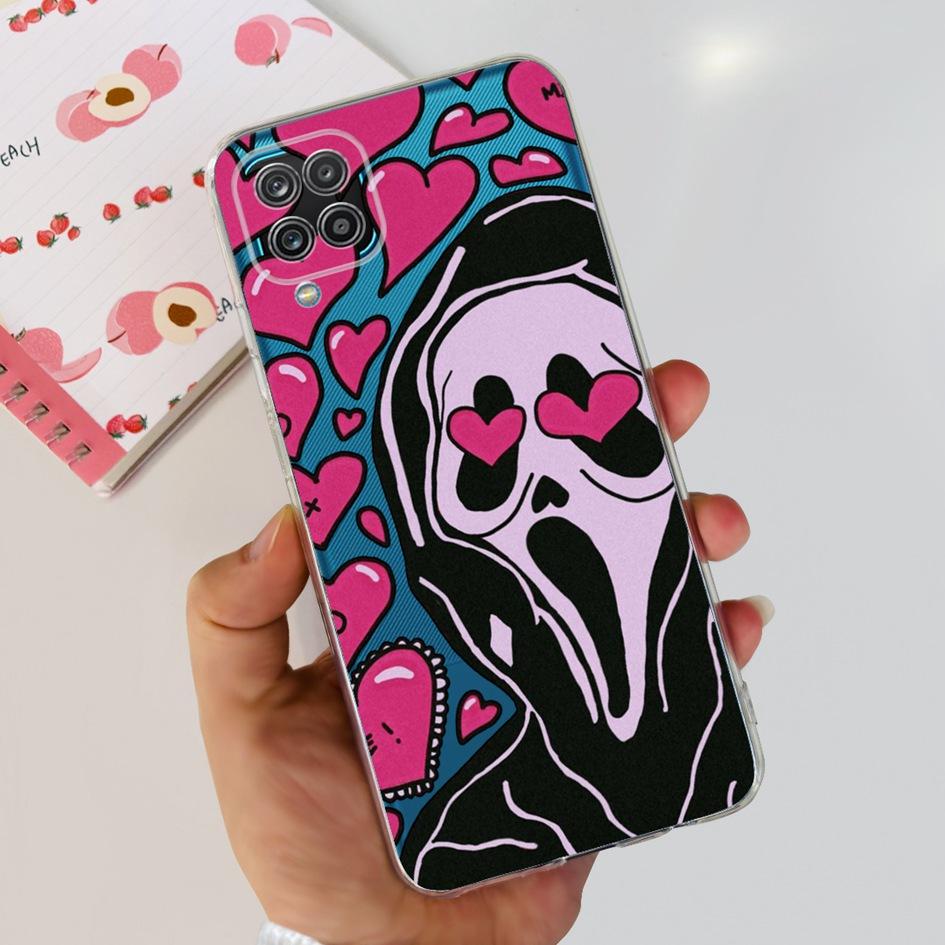 Luxury Marble Phone Case For Samsung Galaxy A12 Cover A125 SM-A125F Soft Clear Silicone Slim Bumper For Samsung M12 5G F12 Funda