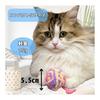 Pawsible Nyankoro Ball Cat Toy Yarn Ball with Bell, Pastel Color (2 Pieces)