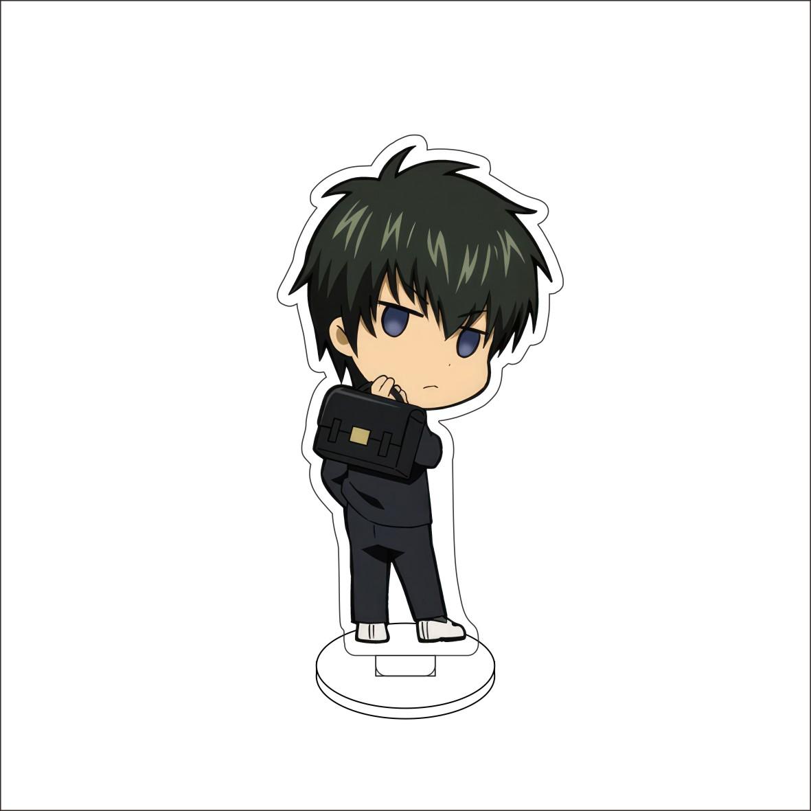 

10CM Anime GINTAMA Figure Stand Model Kagura/Okita Sougo/Sakata Gintoki/Katsura Kotarou Cute Desk Decor Standing Sign Gifts 10CM