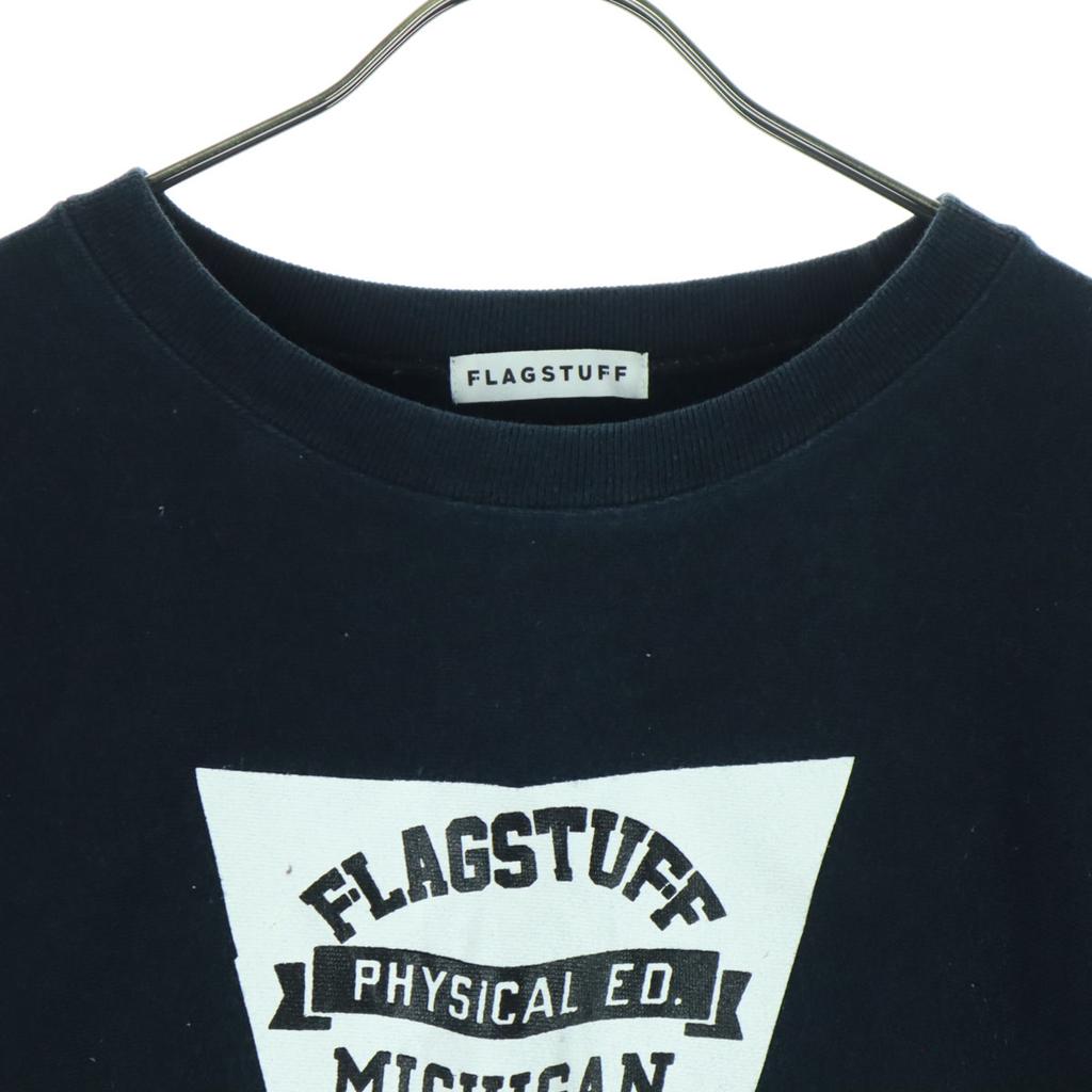 FLAGSTUFF Rückseitig angeraut Print Langarm Sweatshirt M schwarz Herren Gebraucht