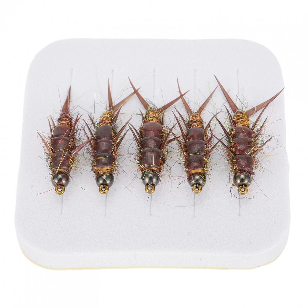 5 Pcs Hook Accessory Nymph Shape Realistic Replacement