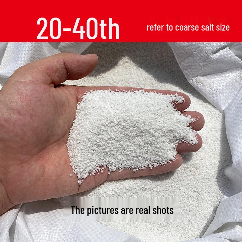 Natural White Quartz Sand for Fish Tanks, Landscaping, Quicksand Waterfalls, Smoke Extinguishers, and Acrylic Paintings