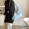 Women's Handbag Student Class Large-capacity Bag Solid Color Tote Bag Handheld Commuter Bag Underarm Bag