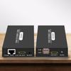 HDTV KVM USB Extender RJ45 Ethernet Extender 1080P@30hz HDTV Transmitter Receiver Support Keyboard Mouse USB Control